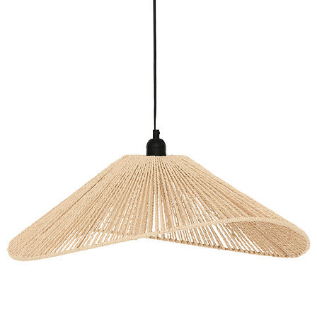 Suspension en corde naturelle 58 cm