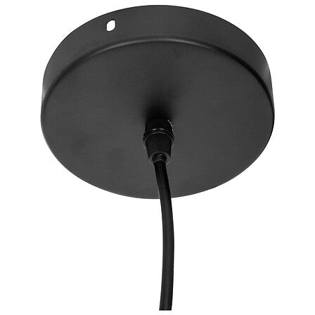 Suspension filaire noir et naturel 75 cm