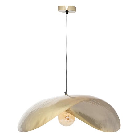 Suspension métal doré 77 cm