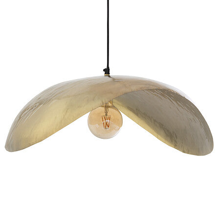 Suspension métal doré 77 cm