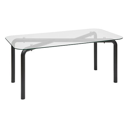Table à dîner Hecate 180 x 90 cm métal noir