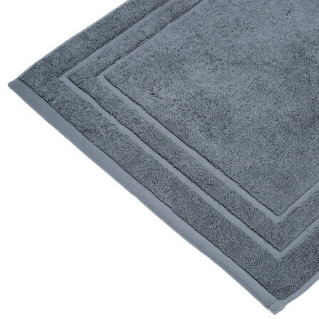 Tapis de bain 50 x 70 cm coton 700 gsm gris foncé