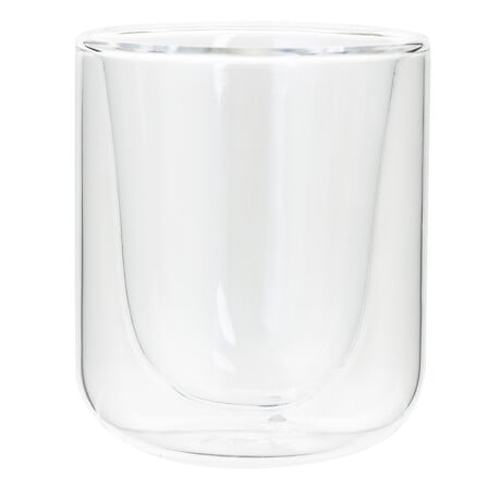Tasse espresso double paroi Cléa 8 cl verre en display