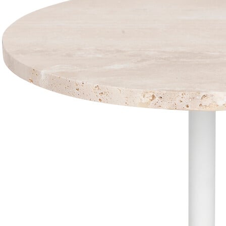 Table café travertin