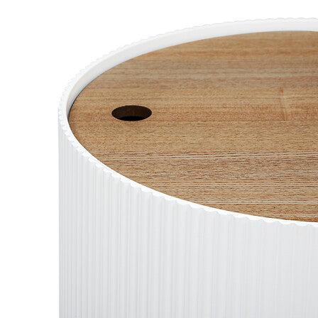 Table à café blanche – Ø 38,5 cm