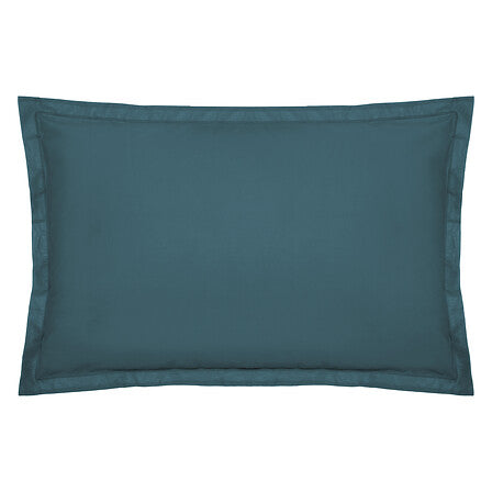 Taie d'oreiller 50 x 70 cm coton bleu canard