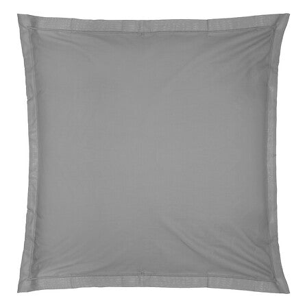 Taie d'oreiller 63 x 63 cm coton gris