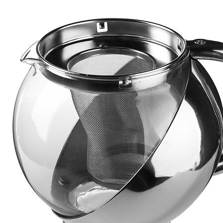Théière 1,10 l verre et inox