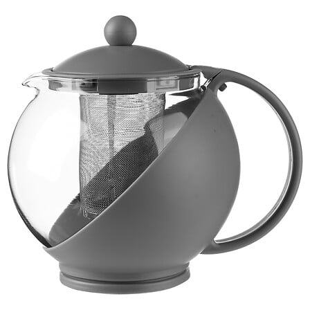 Théière 1,25 l verre assorti