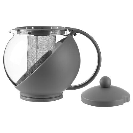 Théière 1,25 l verre assorti
