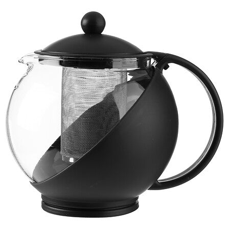 Théière 1,25 l verre assorti