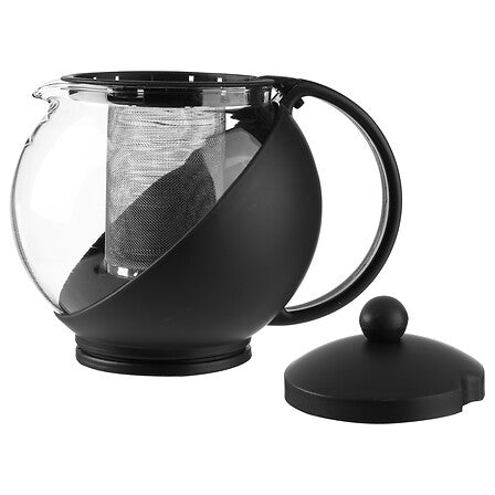 Théière 1,25 l verre assorti