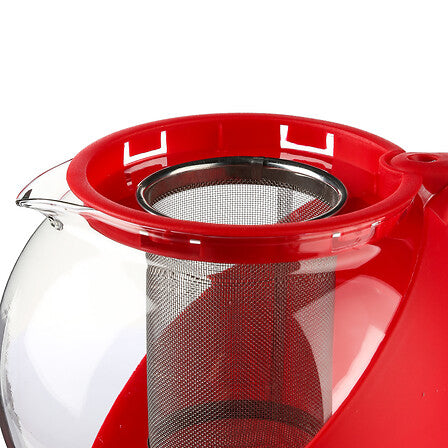 Théière 1,25 l verre assorti