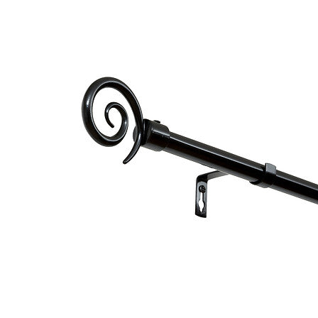 Tringle 120‑210 cm métal fantaisie