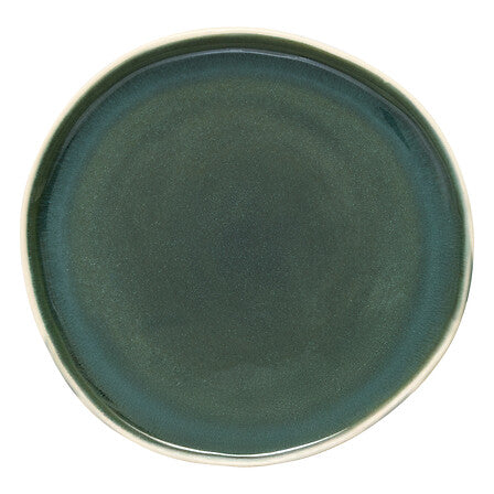 Assiette plate diamètre 27 cm vert