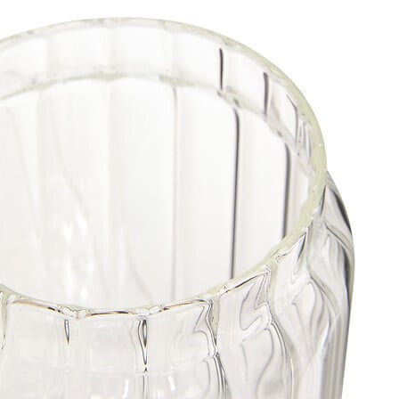 Bocal verre 500 ml Harmony D. 9 x H. 12,3 cm couvercle acacia