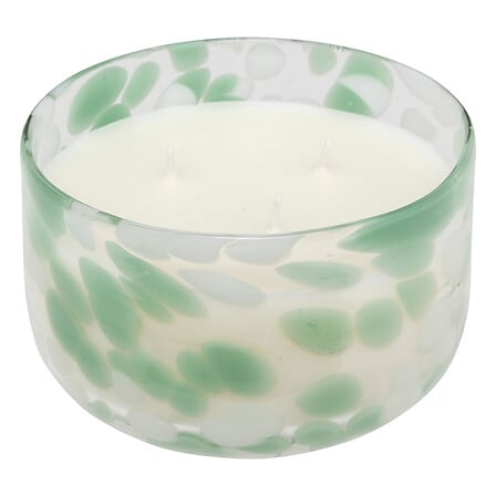 Bougie parfumée Mancha 540 g pot verre lin