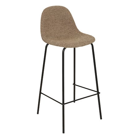 Tabouret de bar Vladi haut 73 cm moka