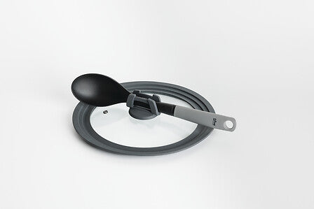 Couvercle universel 16 / 18 / 20 cm verre poignée silicone