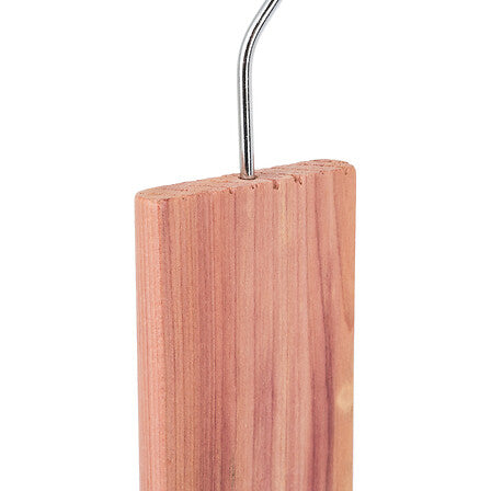 Lot de 2 cintres antimites cèdre