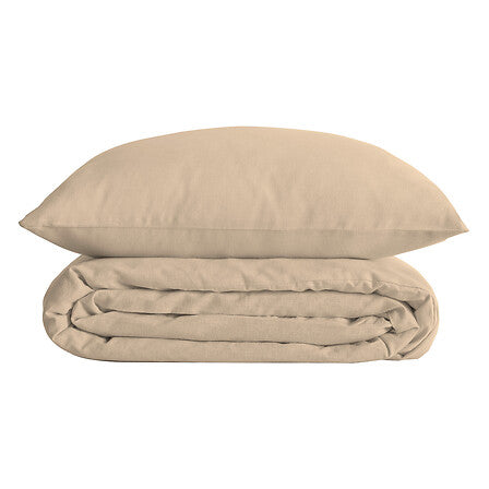 Parure de lit 240 x 220 cm percale de coton lin