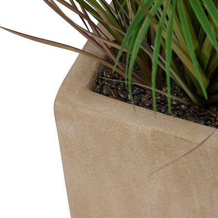 Palmier haut 142 cm avec pot céramique beige