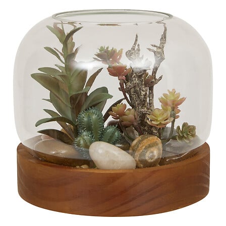 Terrarium plante artificielle Wonj haut 14 cm