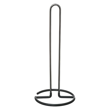 Porte essuie-tout métal et PVC gris