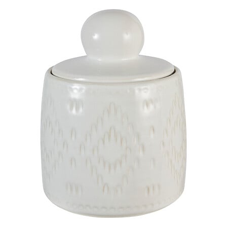 Boîte déco Mala 15,2 x 19 cm céramique beige