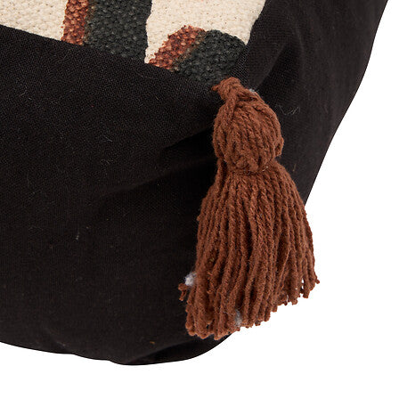 Coussin de sol Wonja 48 x 48 x 14 cm coton imprimé
