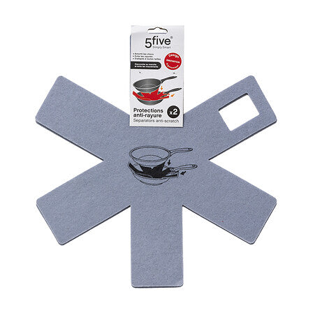 Lot de 2 protections anti-rayure feutrine