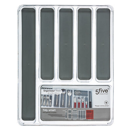 Range couverts 6 compartiments Tidy Smart PET