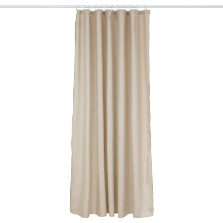Rideau de douche 180 x 180 cm polyester beige
