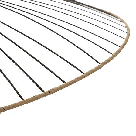 Suspension Alara diam 69,5 cm métal noir
