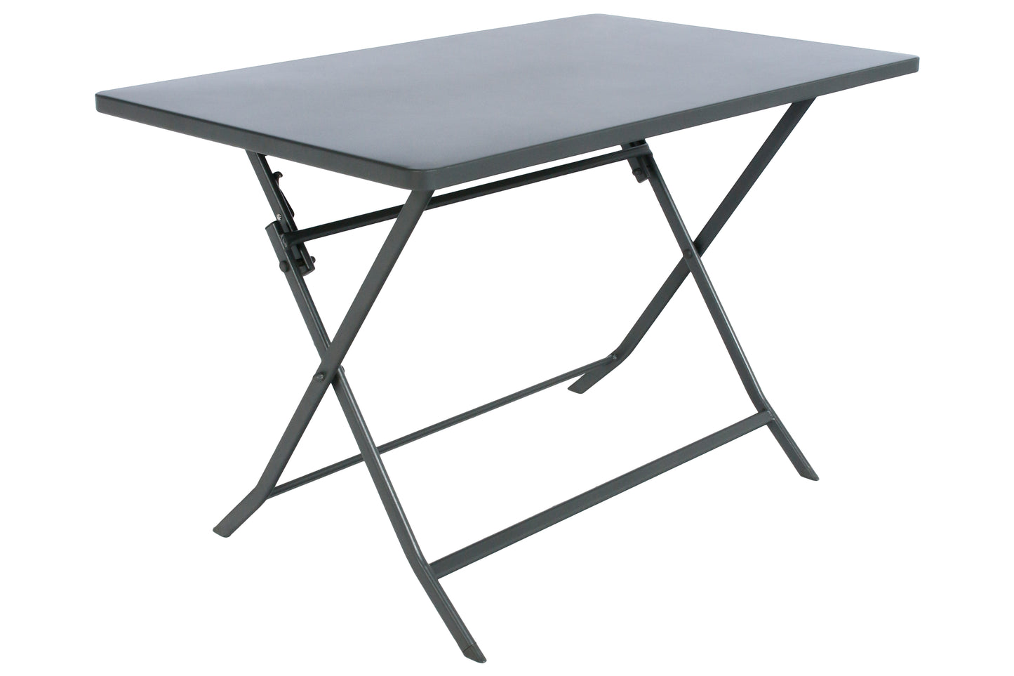 Table pliante rectangulaire anthracite idéale pour aménager une terrasse, un balcon ou un espace repas extérieur, sélectionnée par Les Compositeurs pour des aménagements personnalisés, pratiques et prêts à vivre.