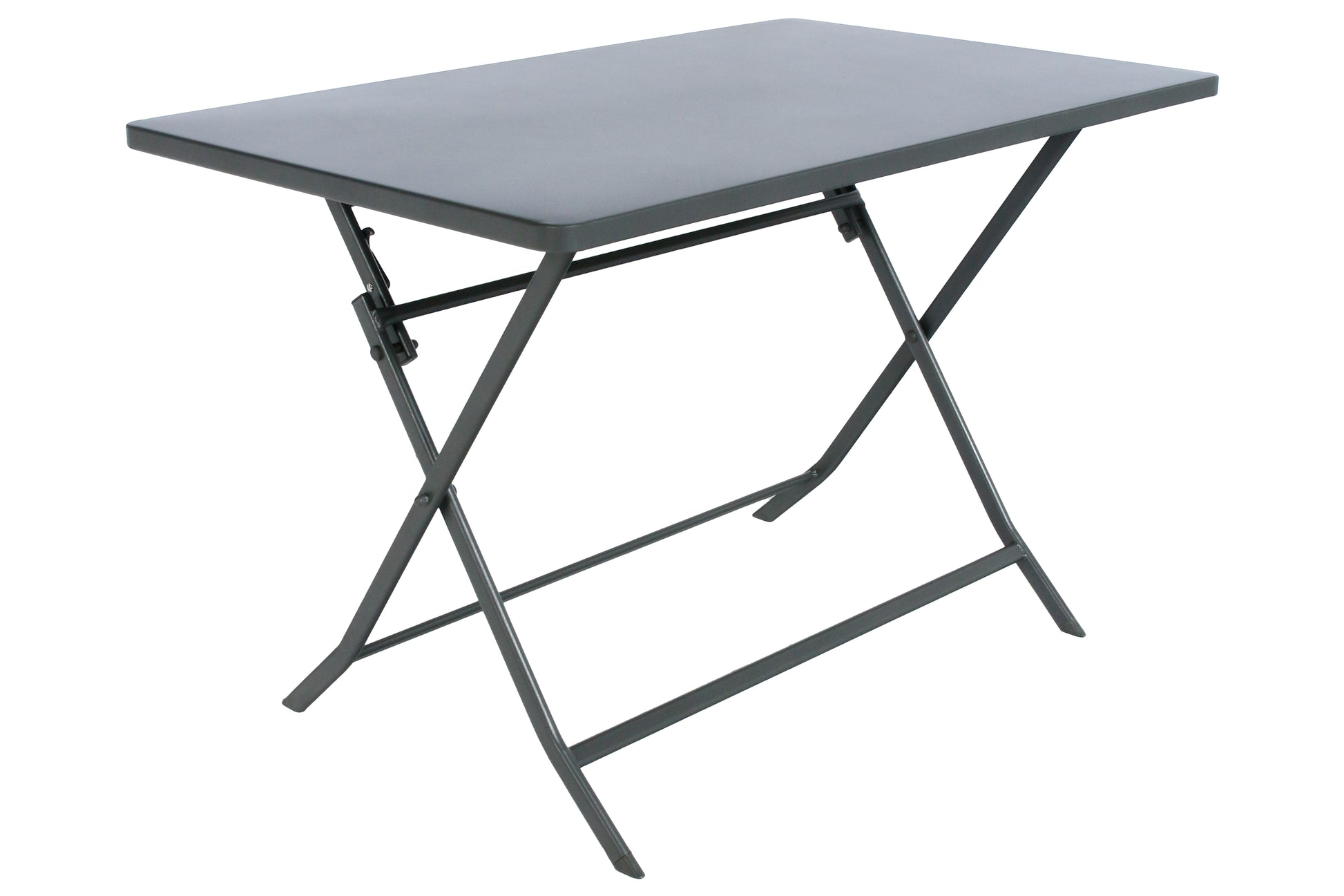 Table pliante rectangulaire anthracite idéale pour aménager une terrasse, un balcon ou un espace repas extérieur, sélectionnée par Les Compositeurs pour des aménagements personnalisés, pratiques et prêts à vivre.