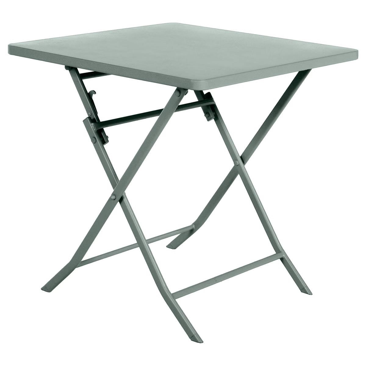 Table de jardin verte
