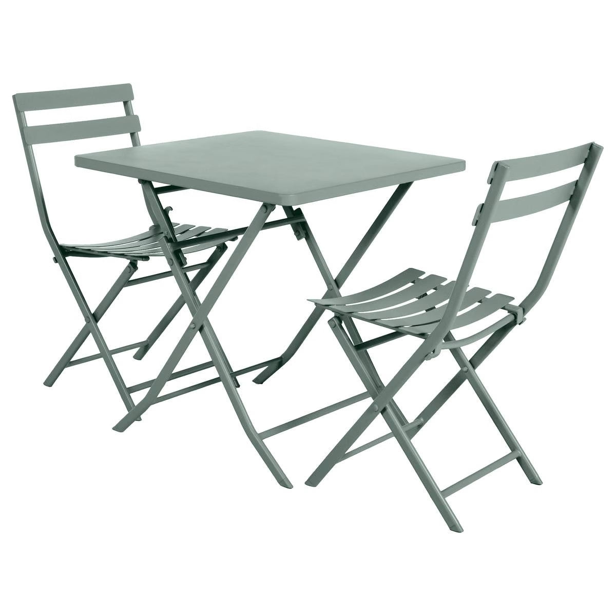 Table de jardin verte