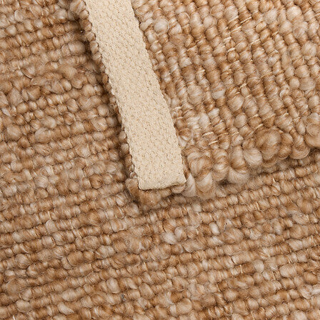 Tapis Volna 160 x 230 cm effet laine camel